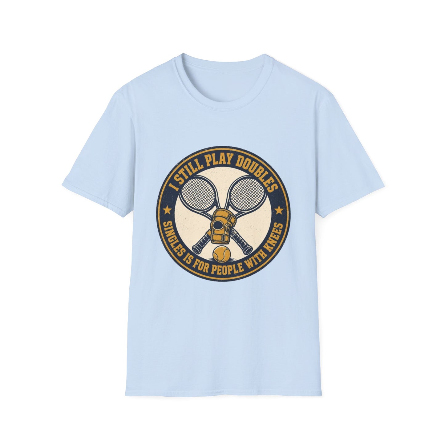 "I Still Play Doubles” Graphic Tennis Tee