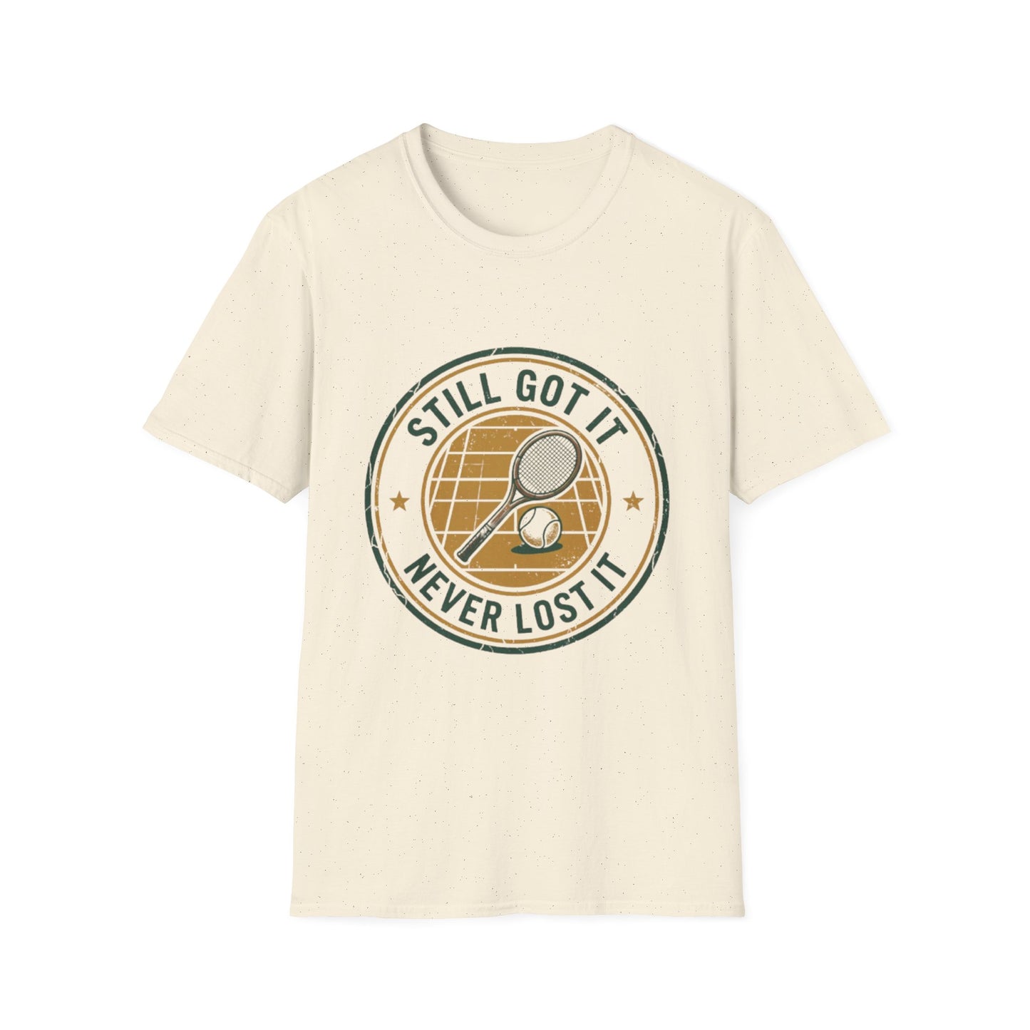 Still Got It Tennis Graphic T-Shirt | Vintage Racket Emblem