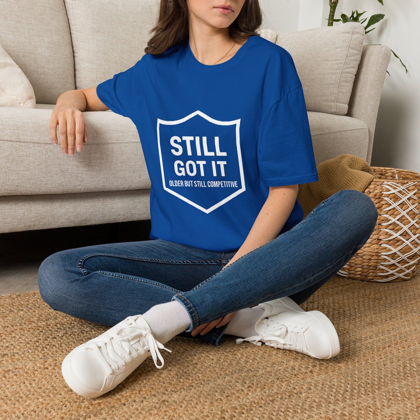 Still Got It T-Shirt — Funny Retro Shield Graphic Tee