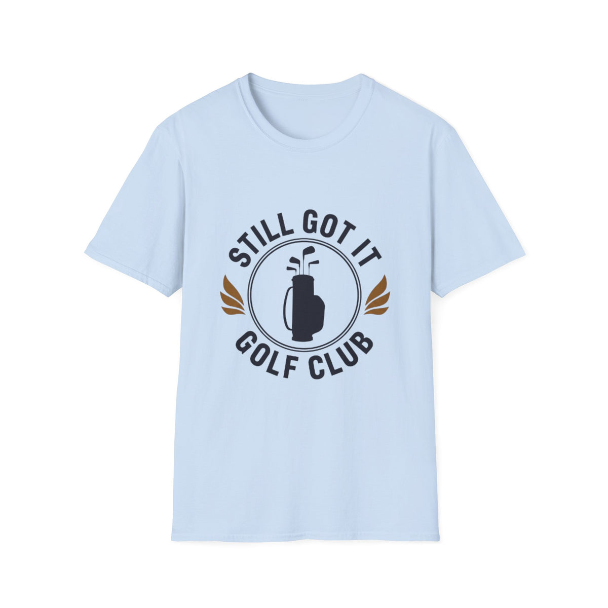 Still Got It Golf Badge Tee | Light Blue, White & Natural