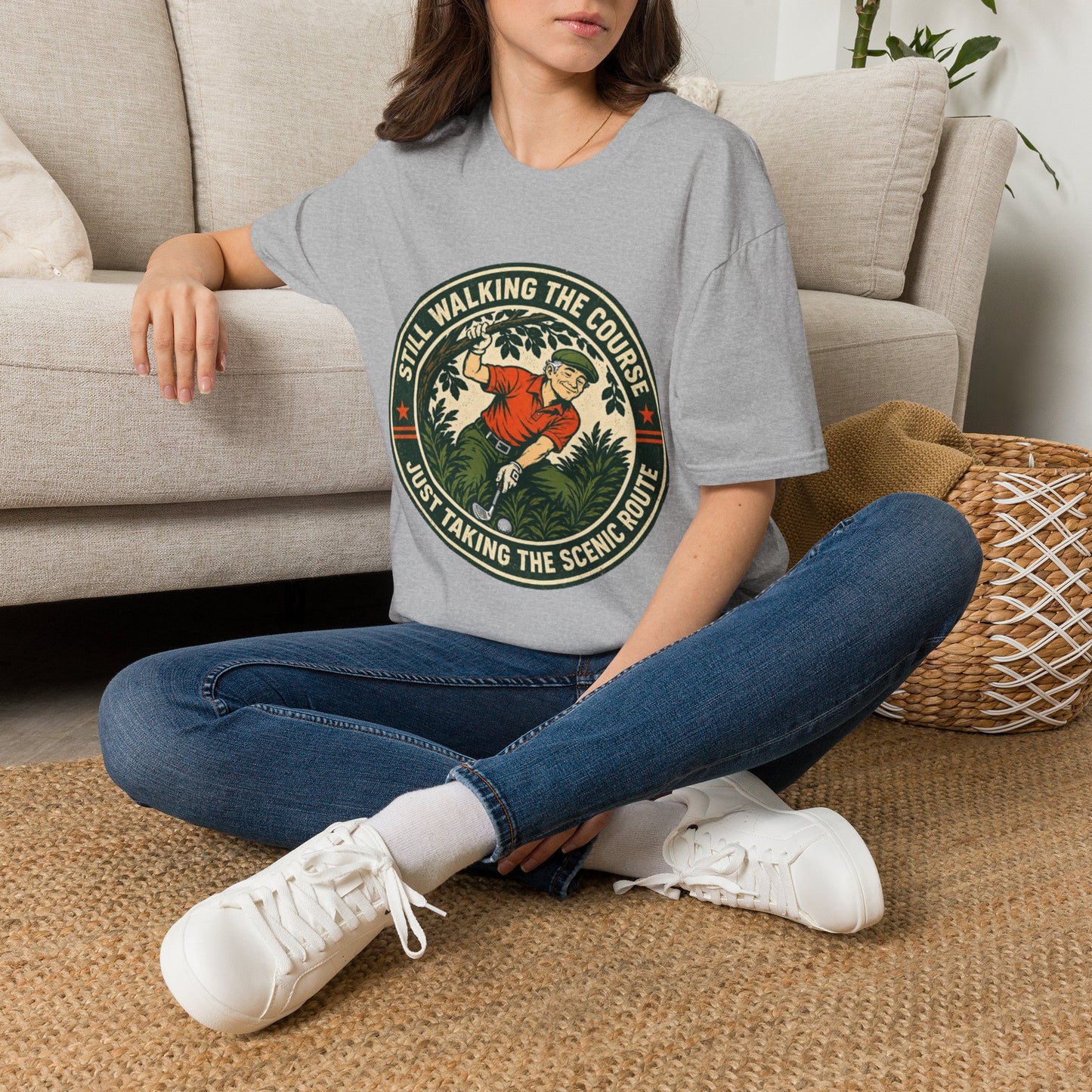 "Still Walking the Course" Golf T-Shirt