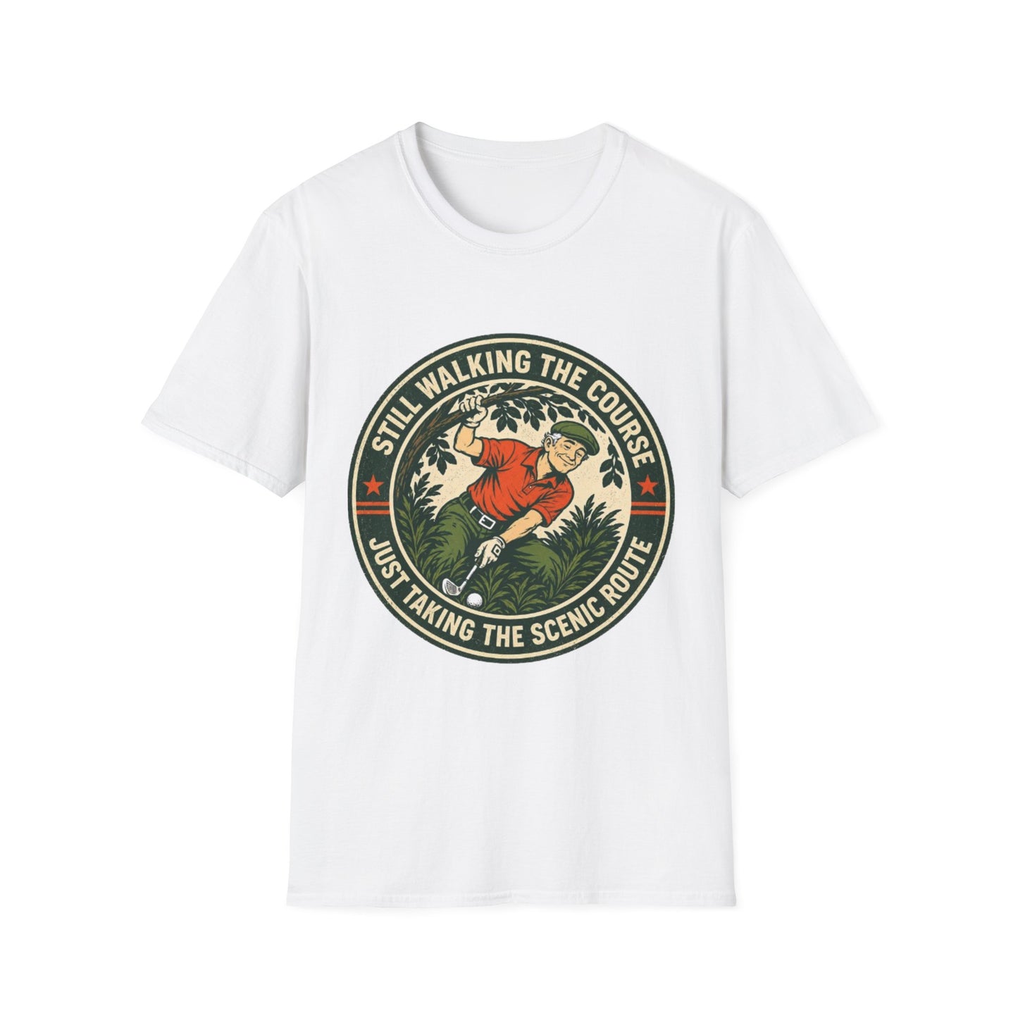 "Still Walking the Course" Golf T-Shirt