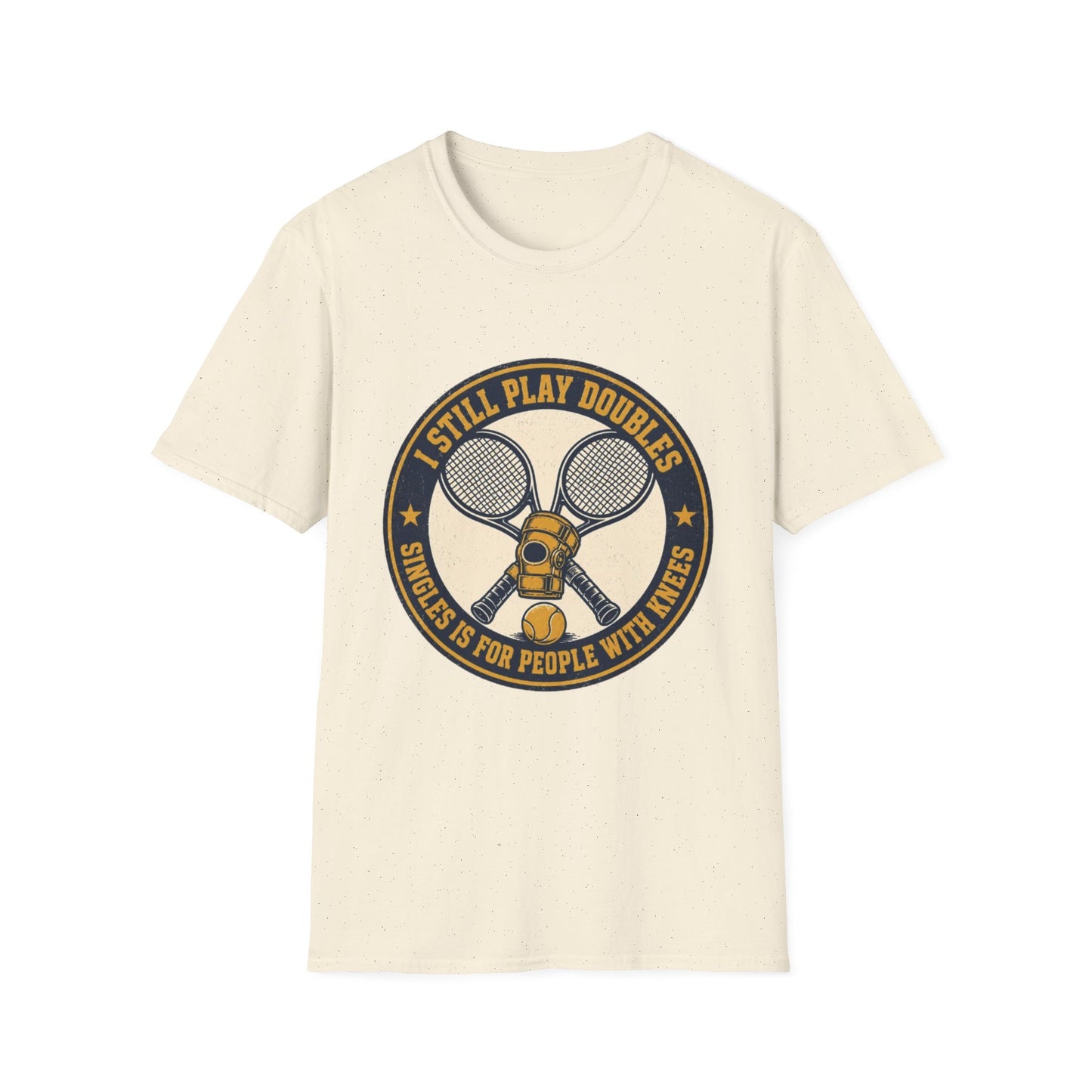 "I Still Play Doubles” Graphic Tennis Tee