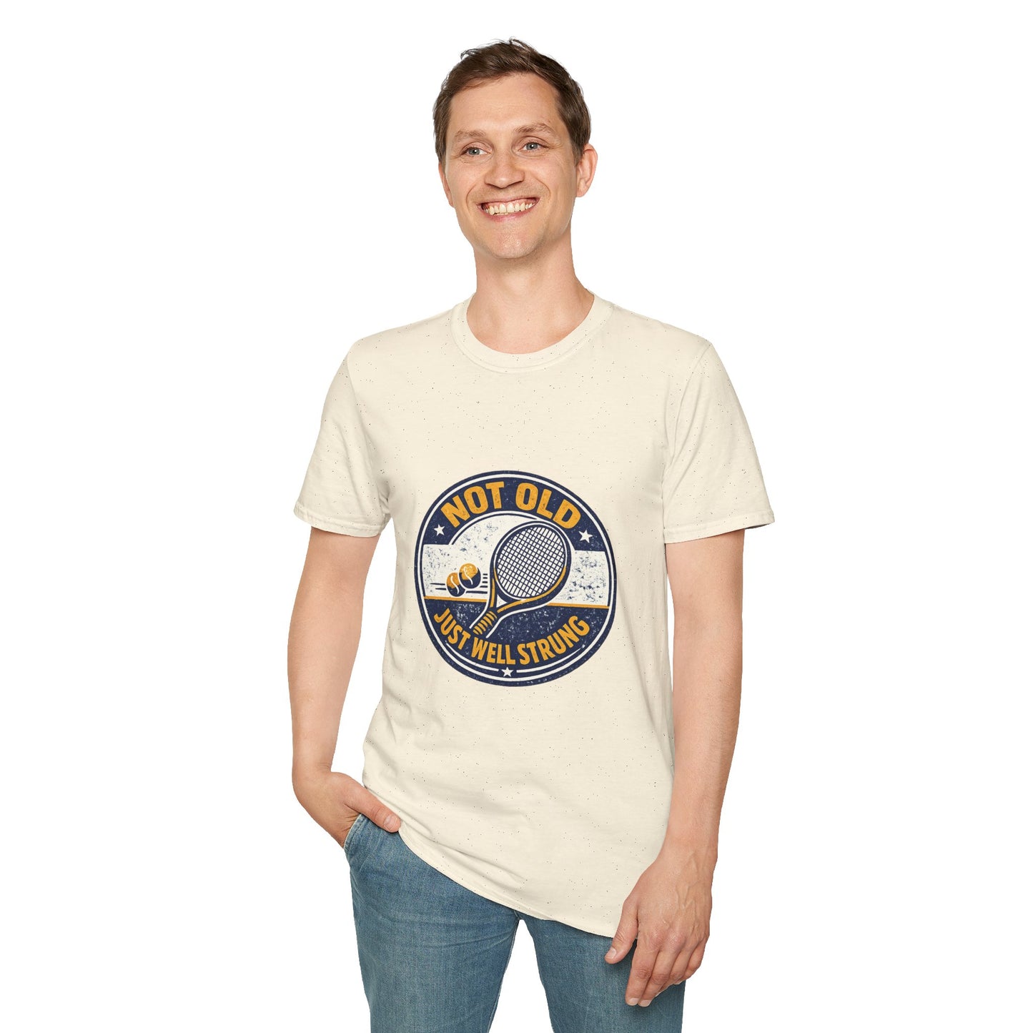 Not Old Just Well Strung Tennis Graphic Tee