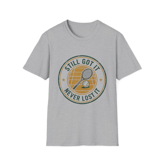 Still Got It Tennis Graphic T-Shirt | Vintage Racket Emblem