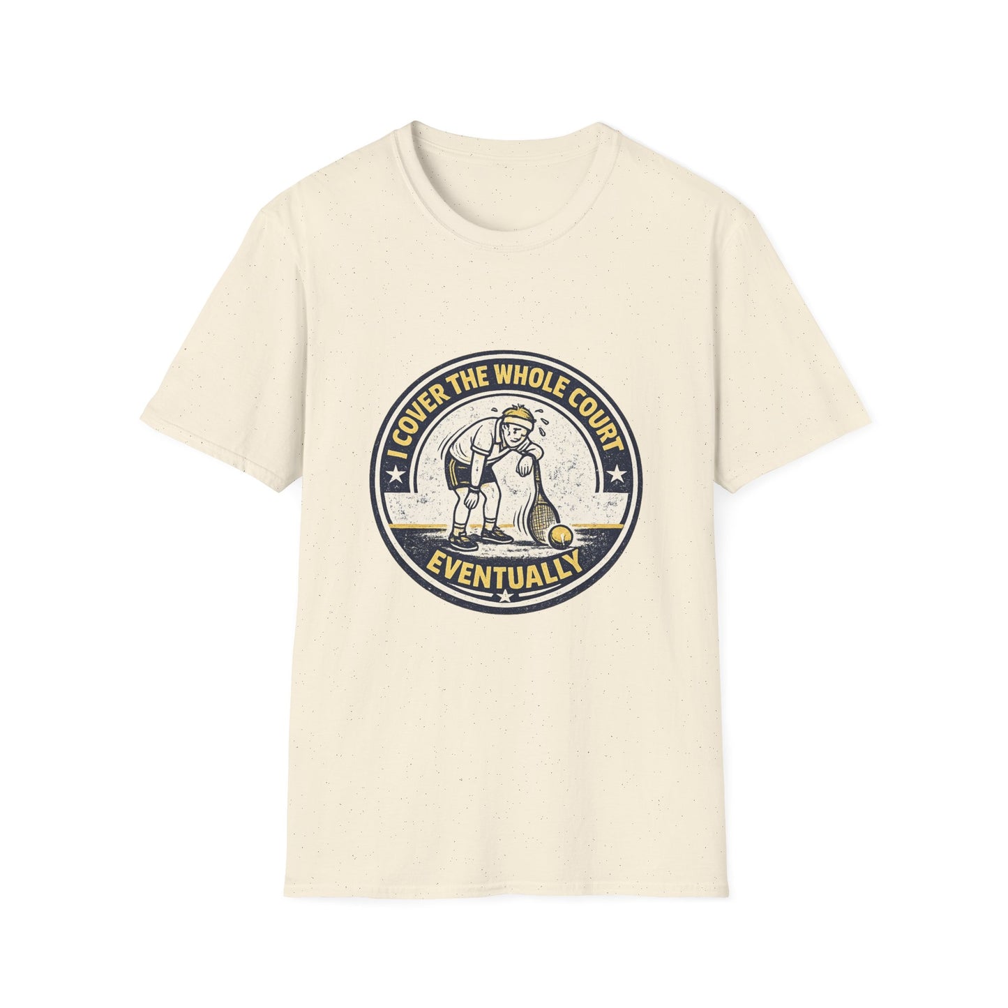 "I Cover The Whole Court Eventually” Tennis Graphic Tee