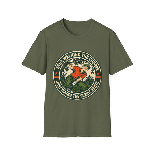 "Still Walking the Course" Golf T-Shirt