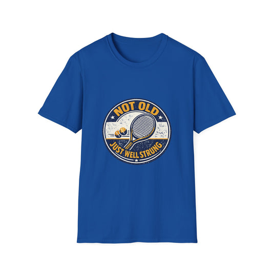 Not Old Just Well Strung Tennis Graphic Tee
