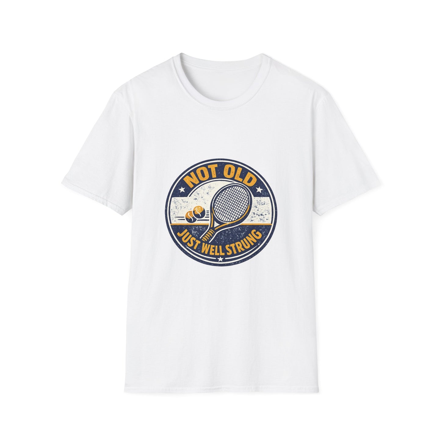 Not Old Just Well Strung Tennis Graphic Tee