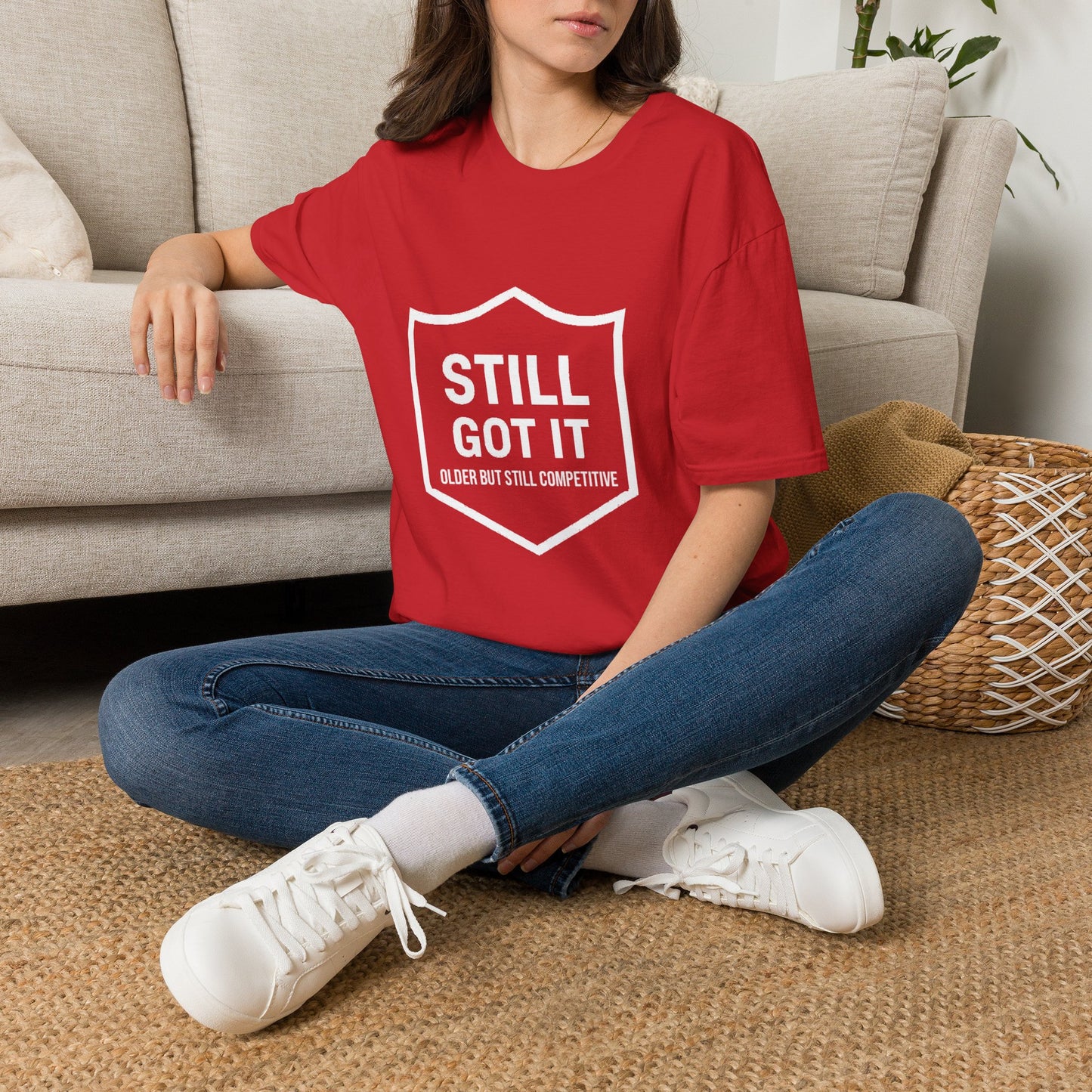 Still Got It T-Shirt — Funny Retro Shield Graphic Tee