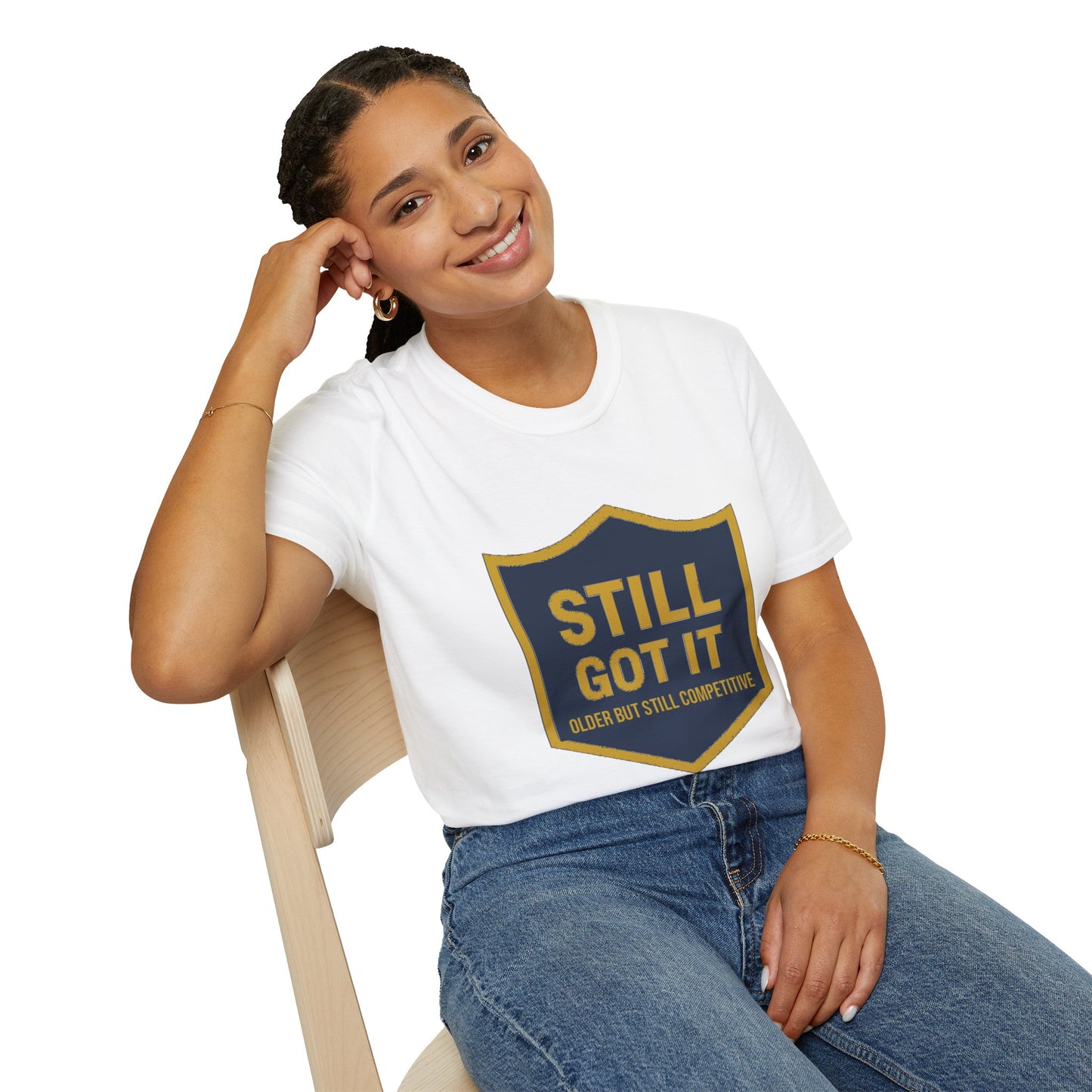 Still Got It Shield T-Shirt | Vintage Badge Graphic