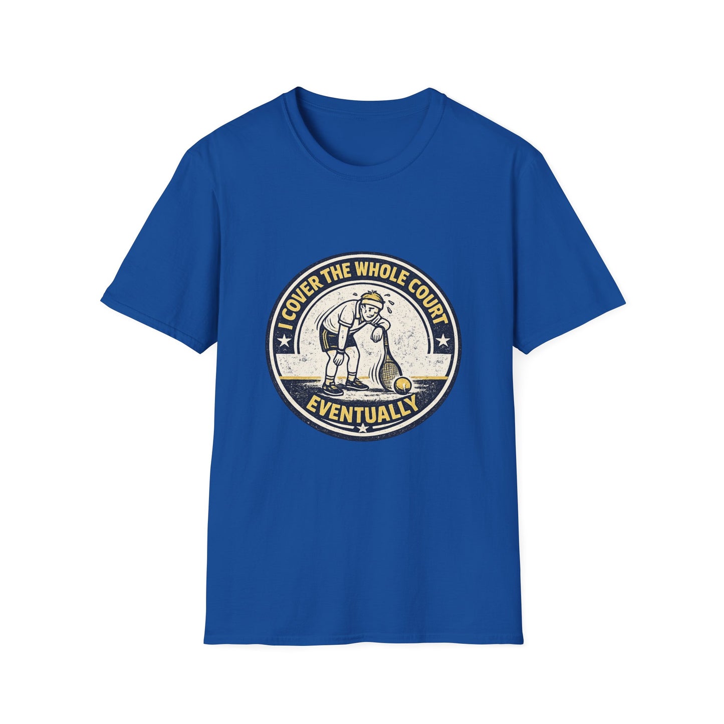 "I Cover The Whole Court Eventually” Tennis Graphic Tee