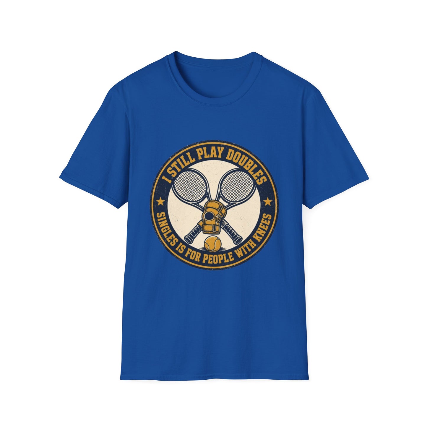 "I Still Play Doubles” Graphic Tennis Tee