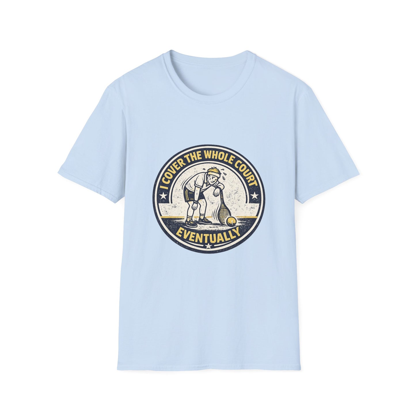 "I Cover The Whole Court Eventually” Tennis Graphic Tee