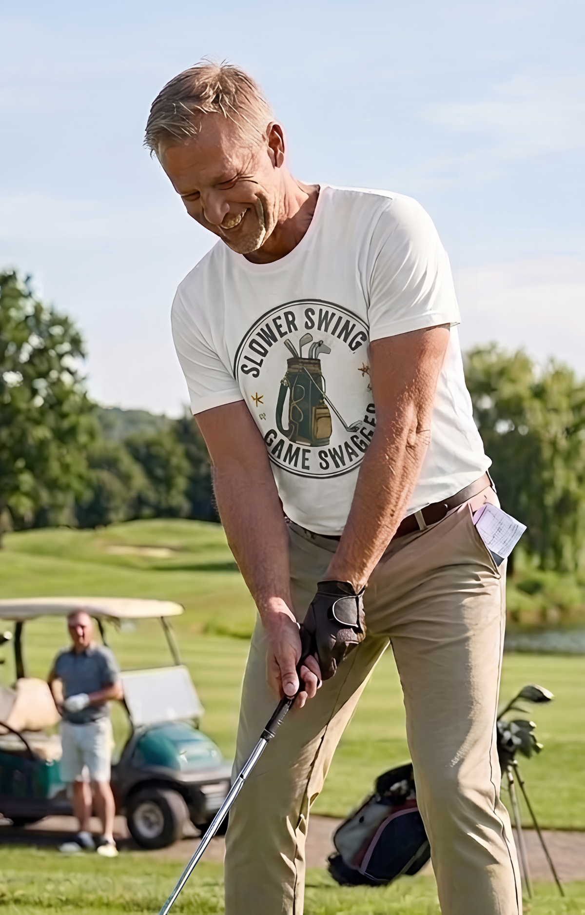 Slower Swing Same Swagger Golf Tee